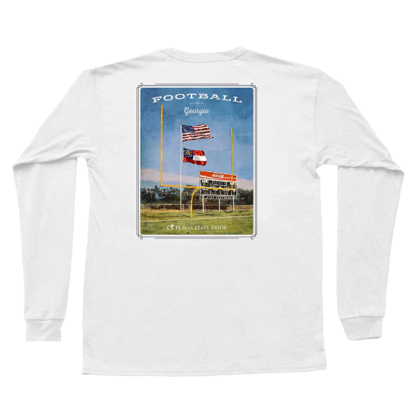 Football in Georgia Long Sleeve Pocket Tee High Pines Outfitters