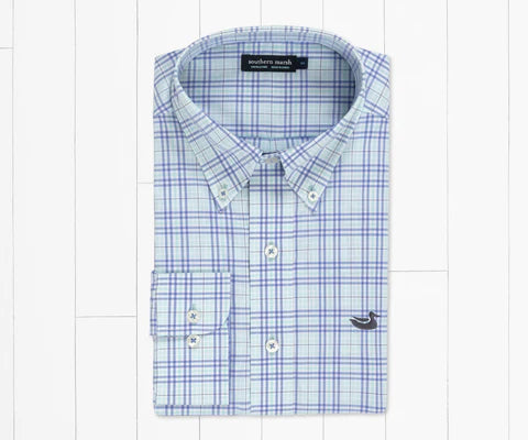 windowpane dress shirt Southern Marsh Classic Fit Cotton Dress Shirt for Men, Small