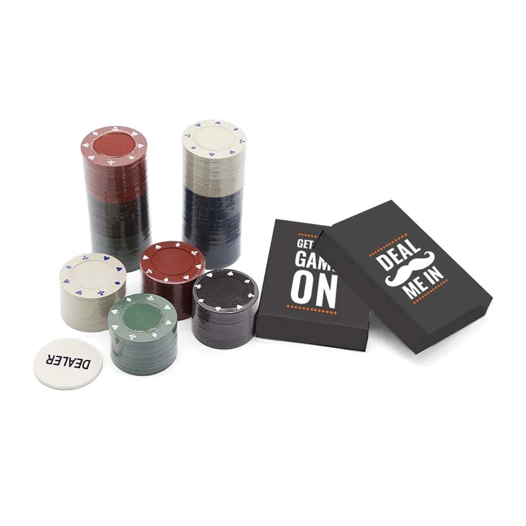 Men's Professional Poker in a Tin Set