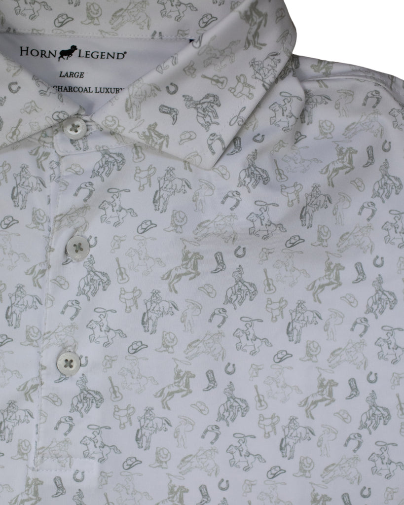 High Pines Printed Polo