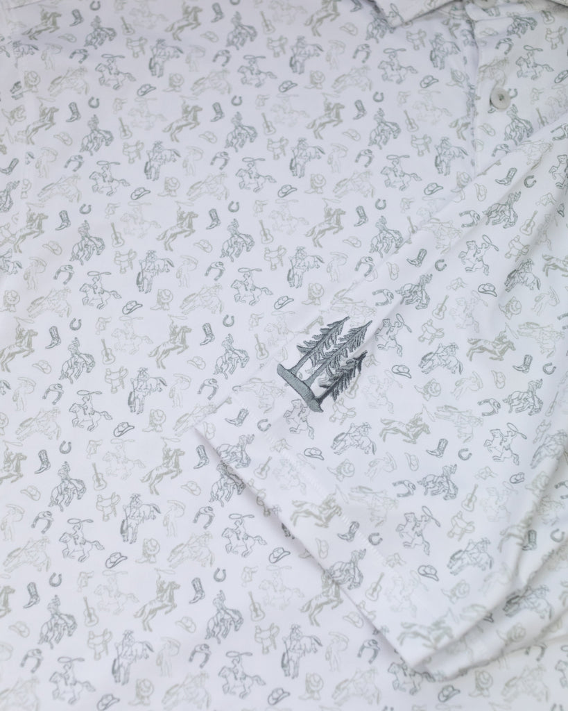 High Pines Printed Polo