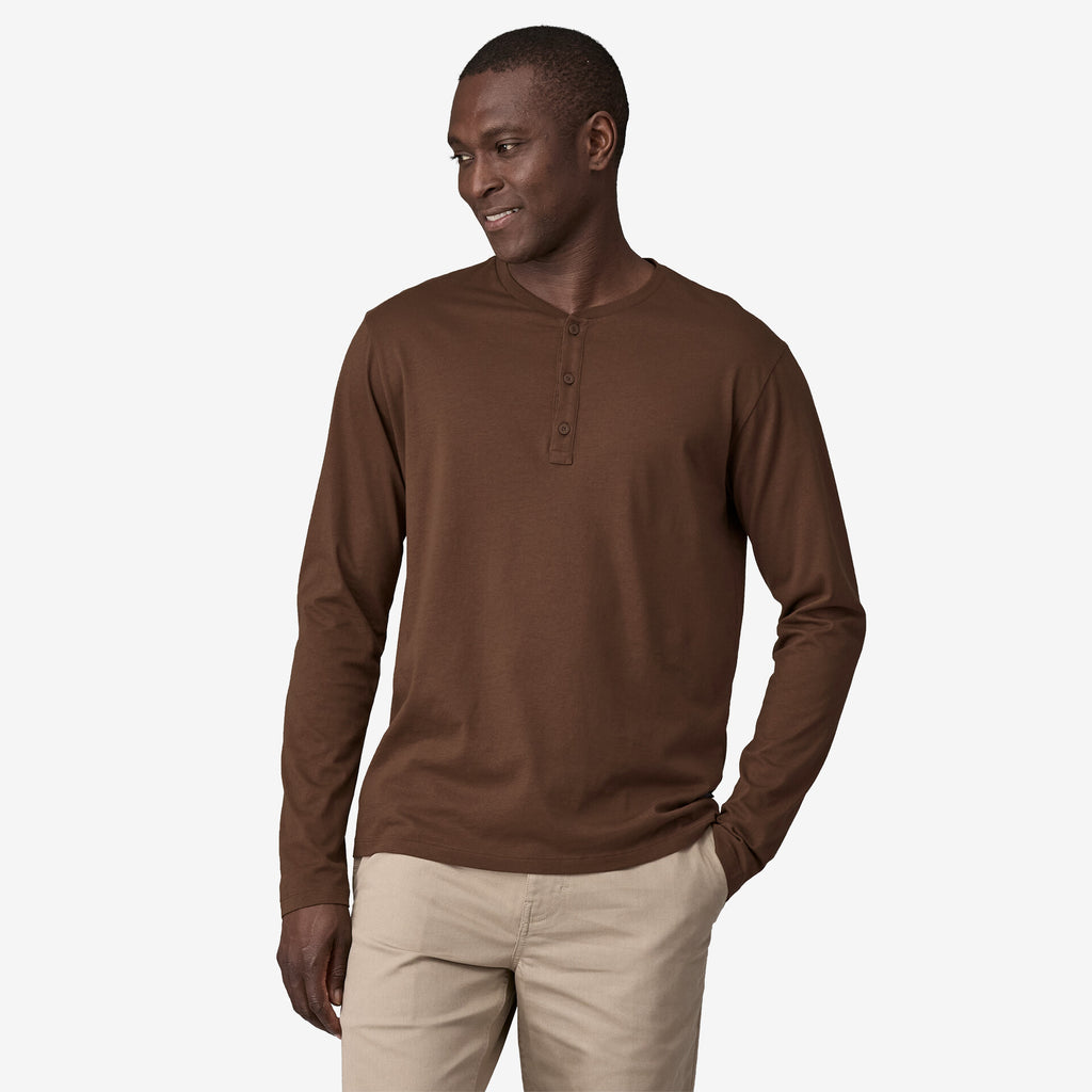 Men's Long-Sleeved Daily Henley