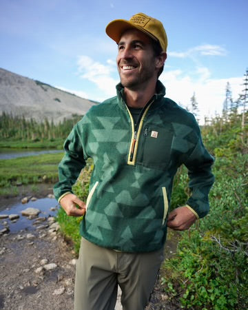 Ponderosa Pine Unisex Half Zip Fleece