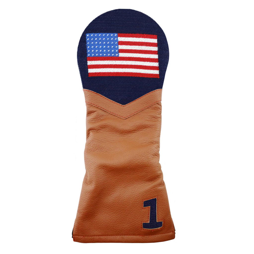 American Flag Driver Head Cover