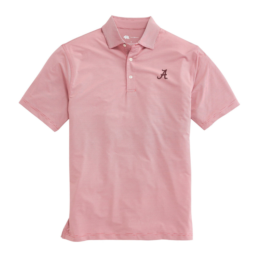 Hairline Stripe Alabama Performance Polo