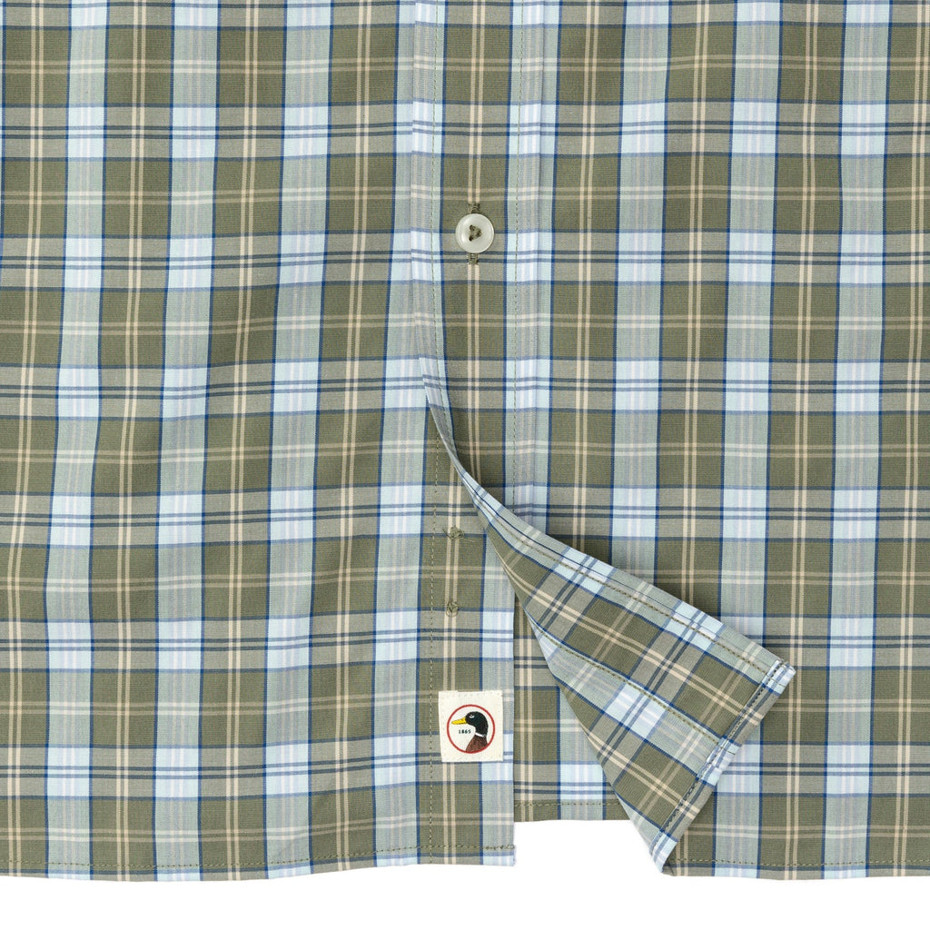 LS Performance Poplin Wester Plaid Shirt