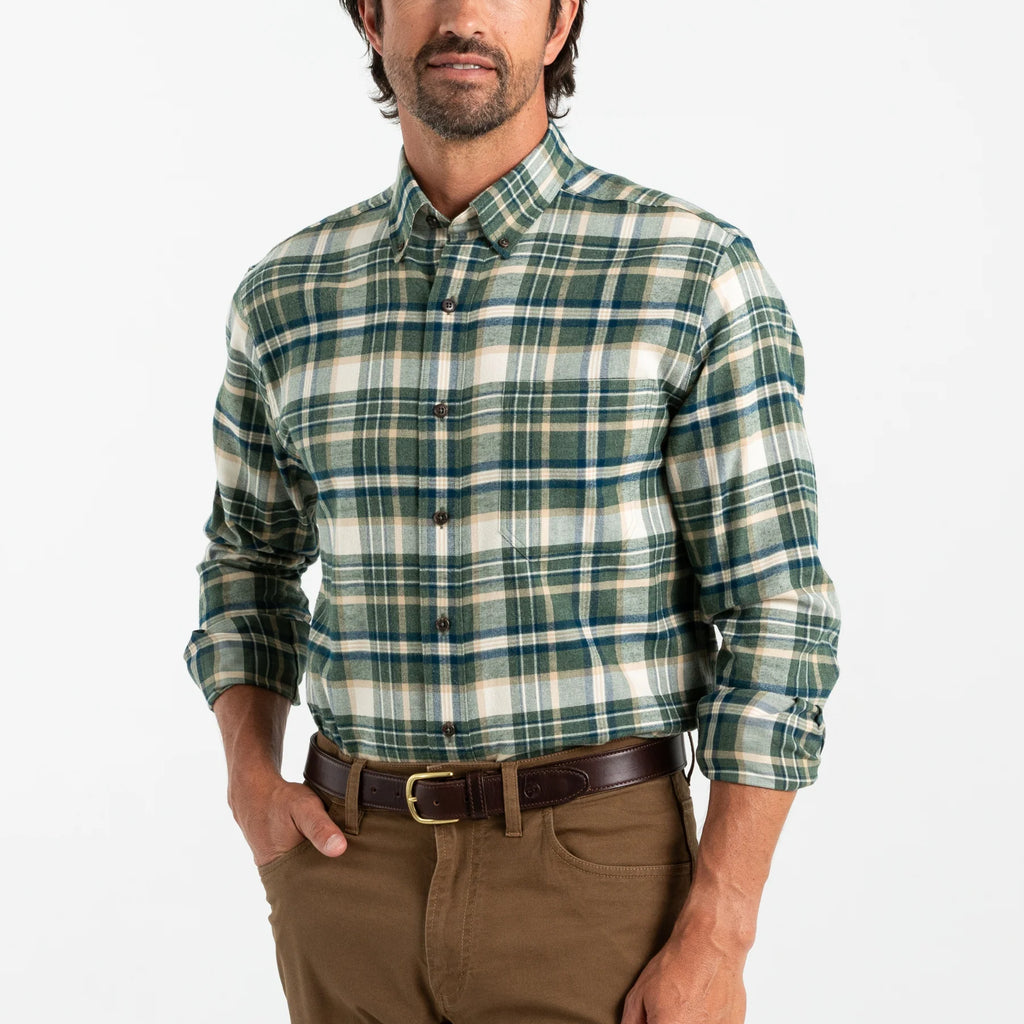 Stoker Plaid Cotton Flannel Shirt