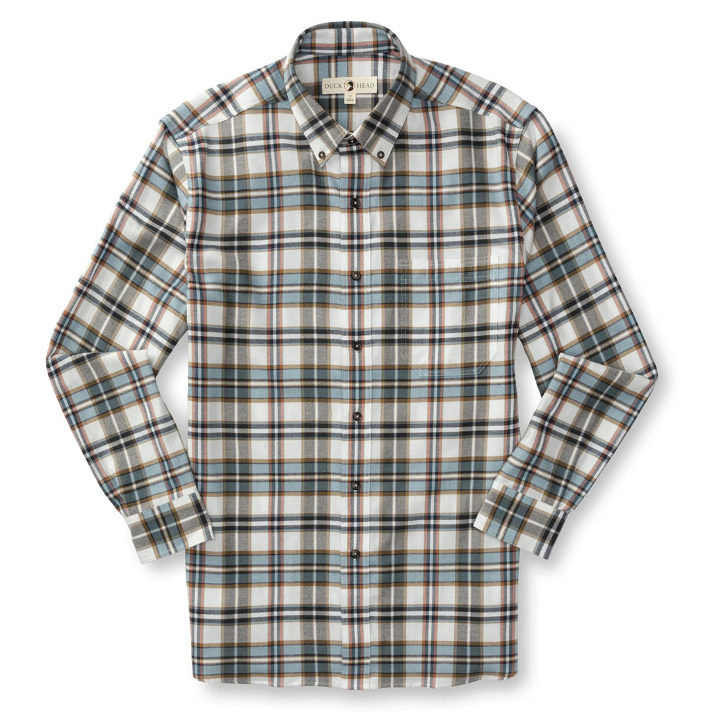 Russin Plaid Cotton Flannel Shirt