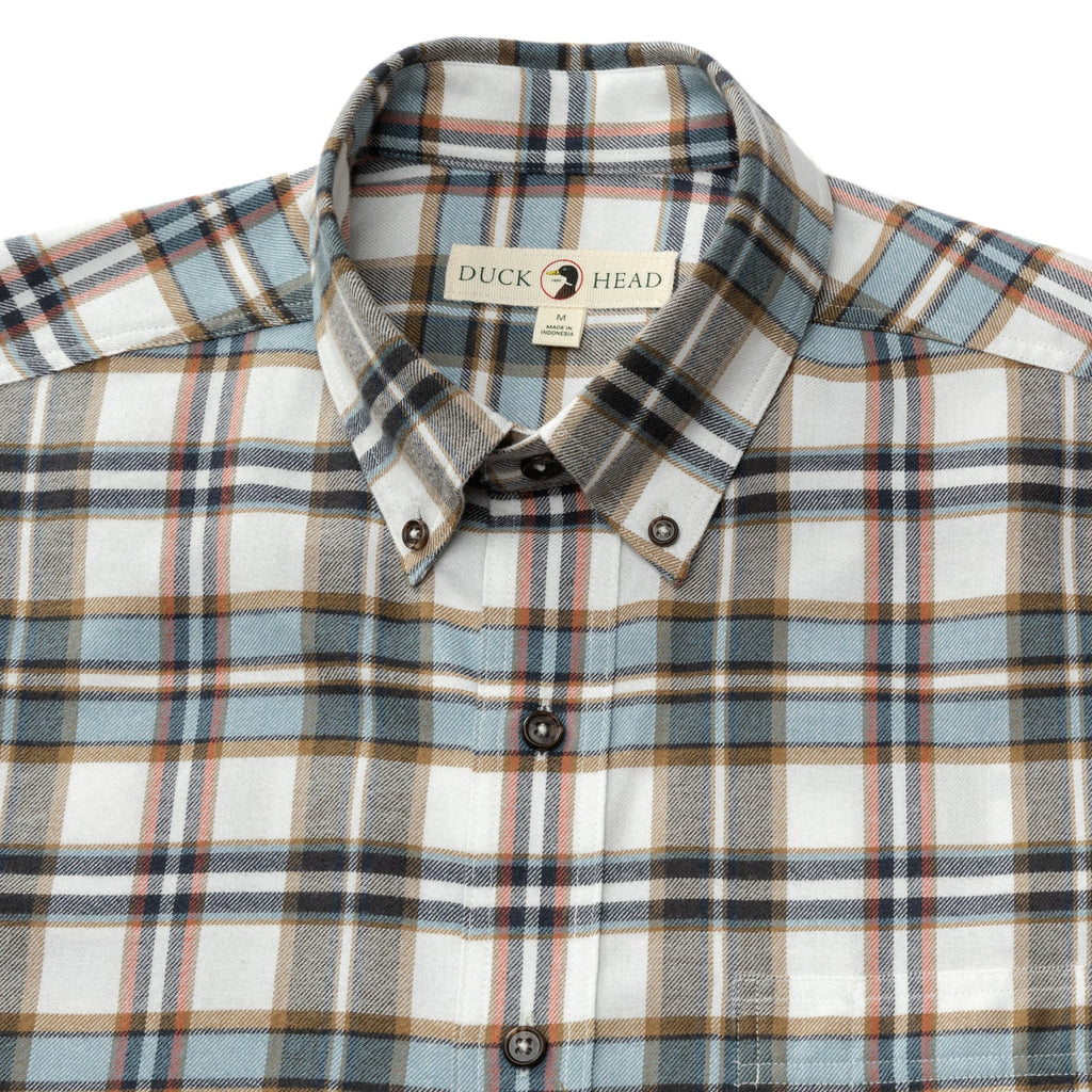 Russin Plaid Cotton Flannel Shirt