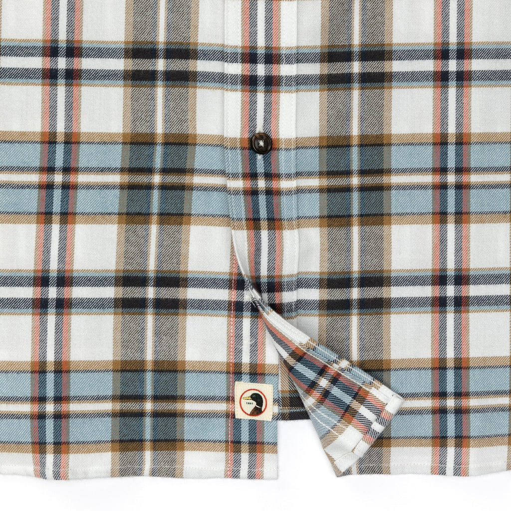 Russin Plaid Cotton Flannel Shirt