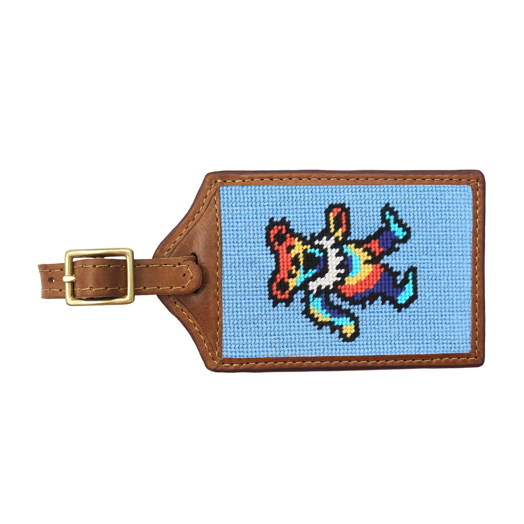 Dancing Bear Tie Dye Luggage Tag