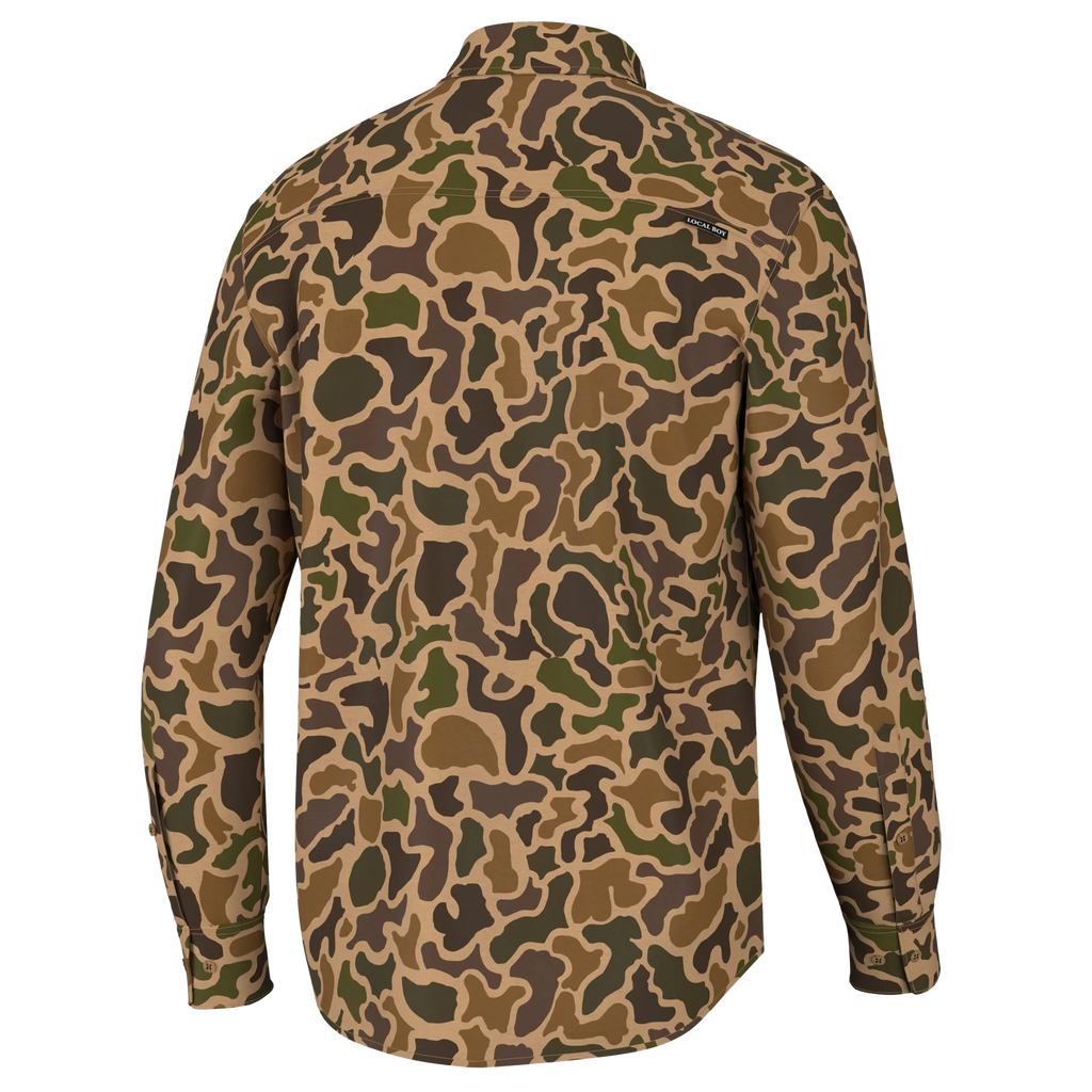 Camo Button Up