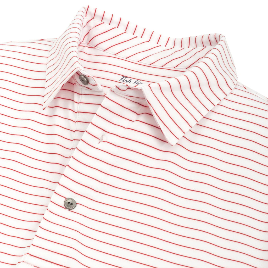 Knox Stripe Performance Polo