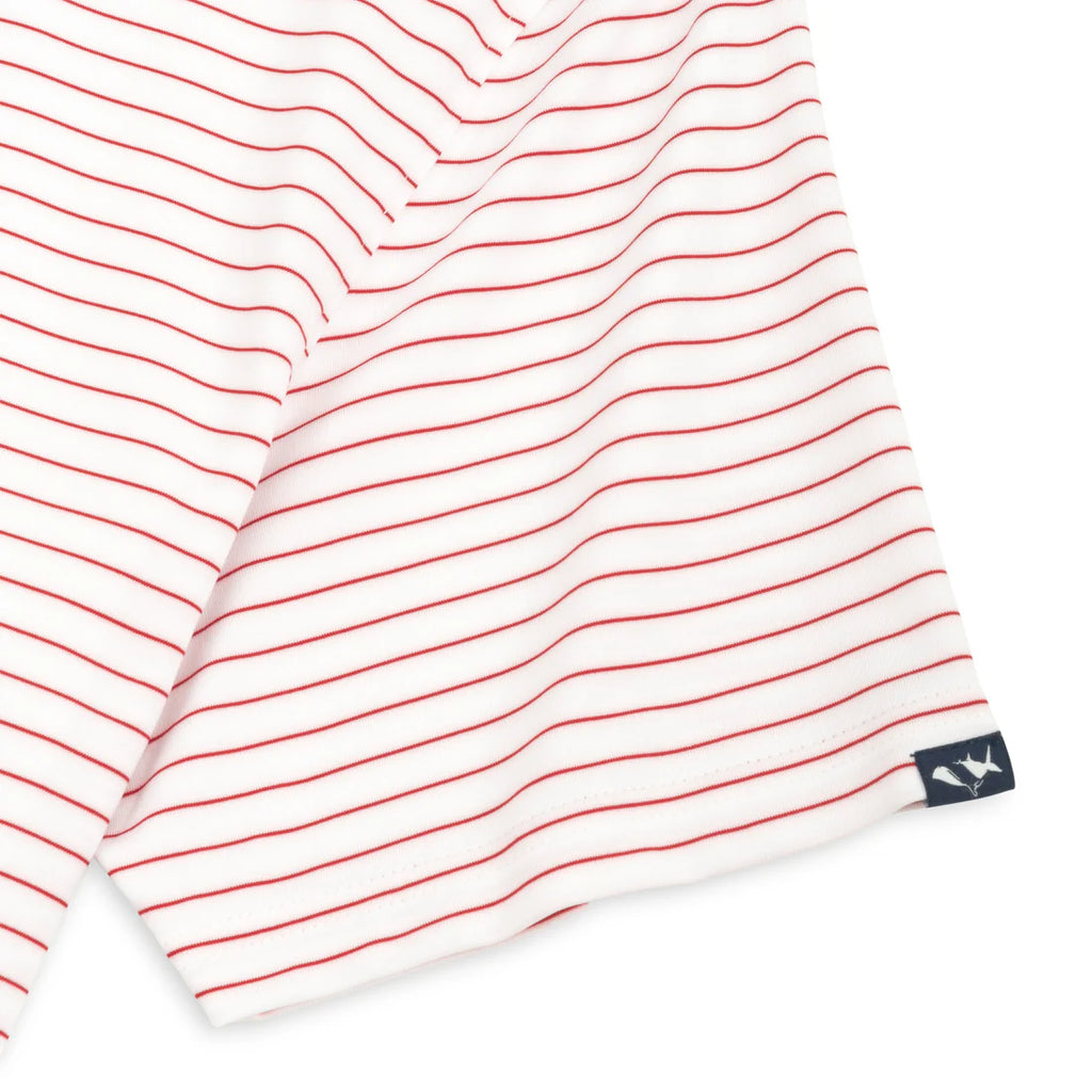 Knox Stripe Performance Polo