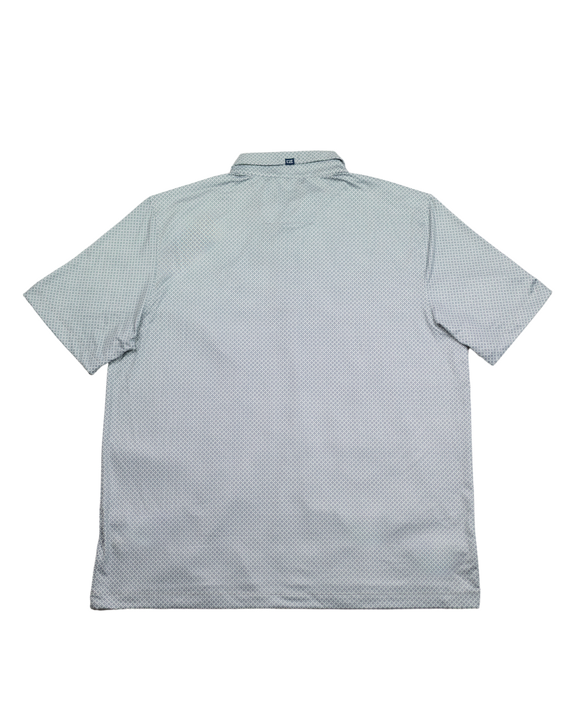 Georgia Bulldogs Pike Eco Diamond Dot Print Recycled Mens Polo