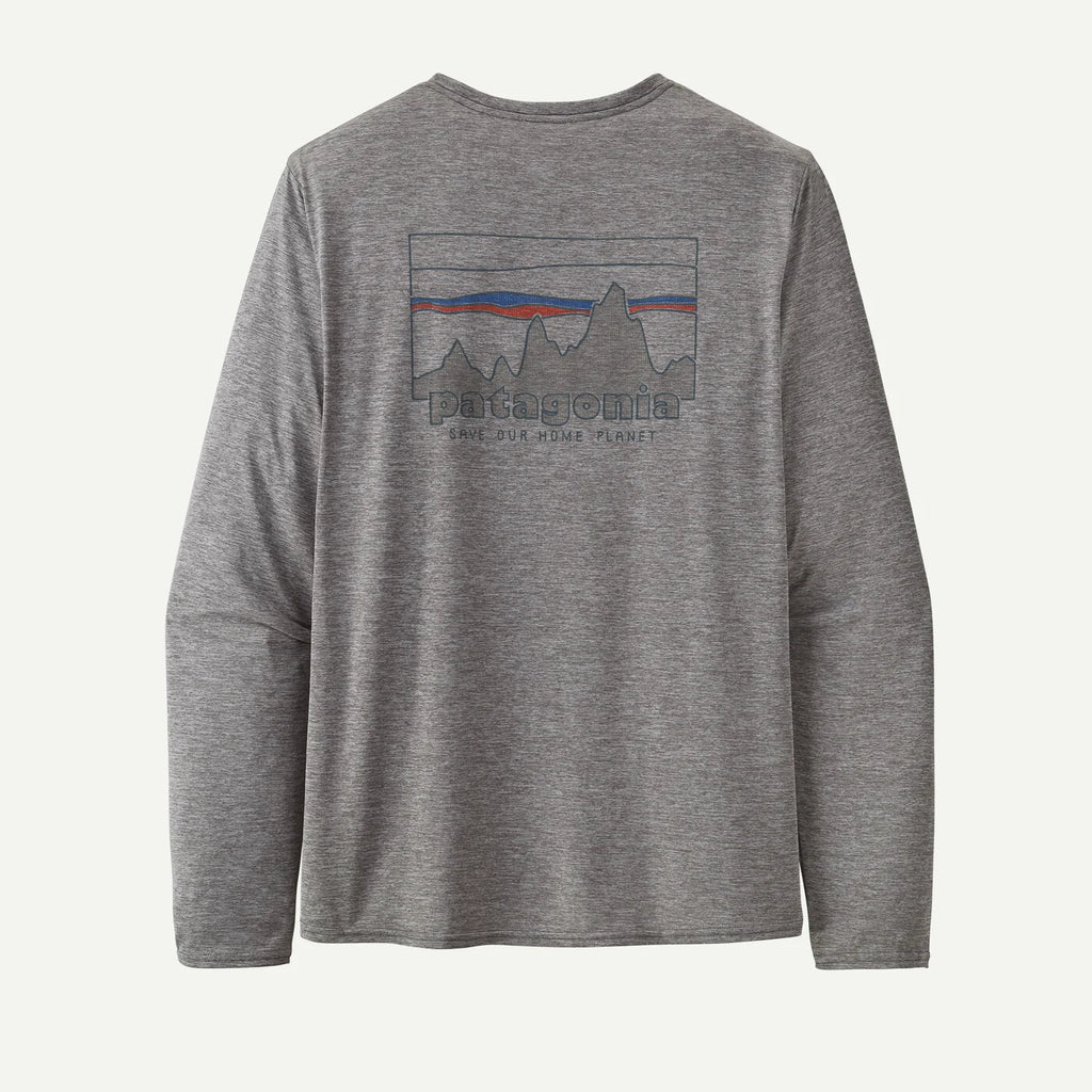 Men’s Long Sleeve Cap Cool Daily Graphic Shirt