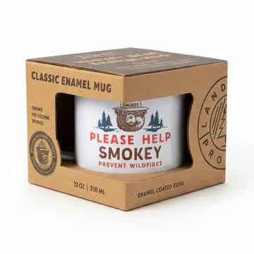 Please Help Smokey Single Enamelware Camp Mug