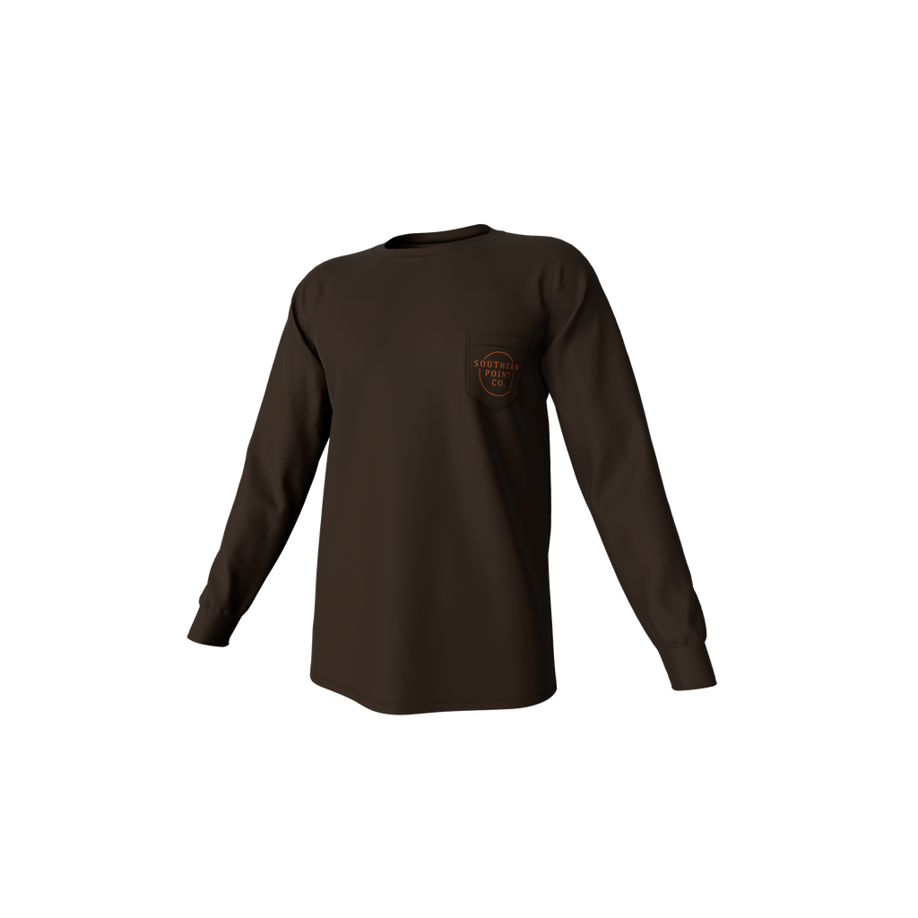 YOUTH VINTAGE CIRCLE GREYTON LONG SLEEVE POCKET TEE