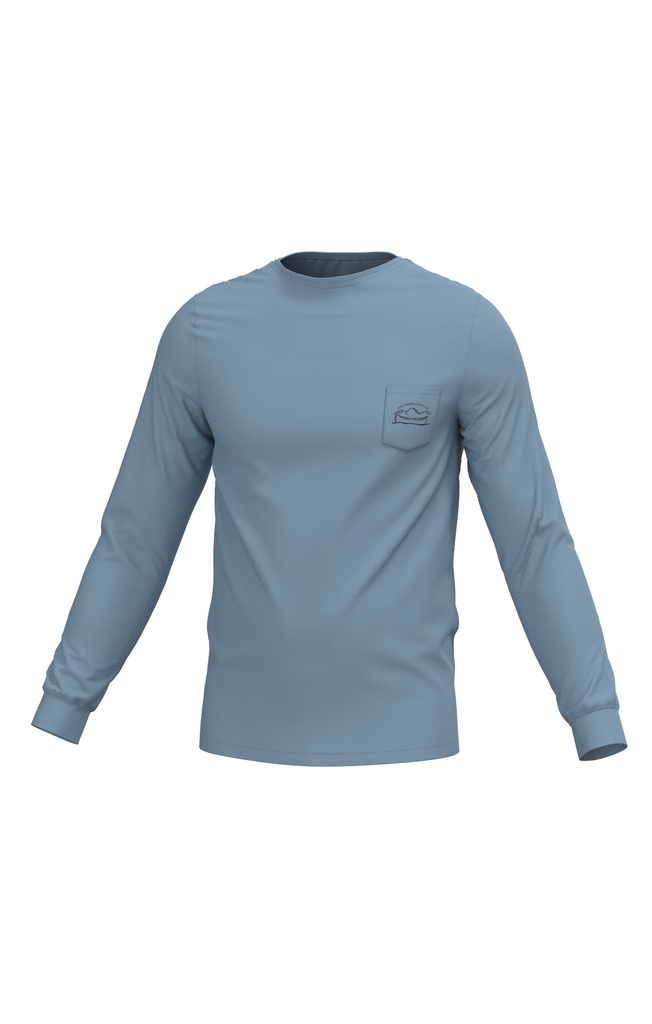 RIVER CAMPING LONG SLEEVE POCKET TEE