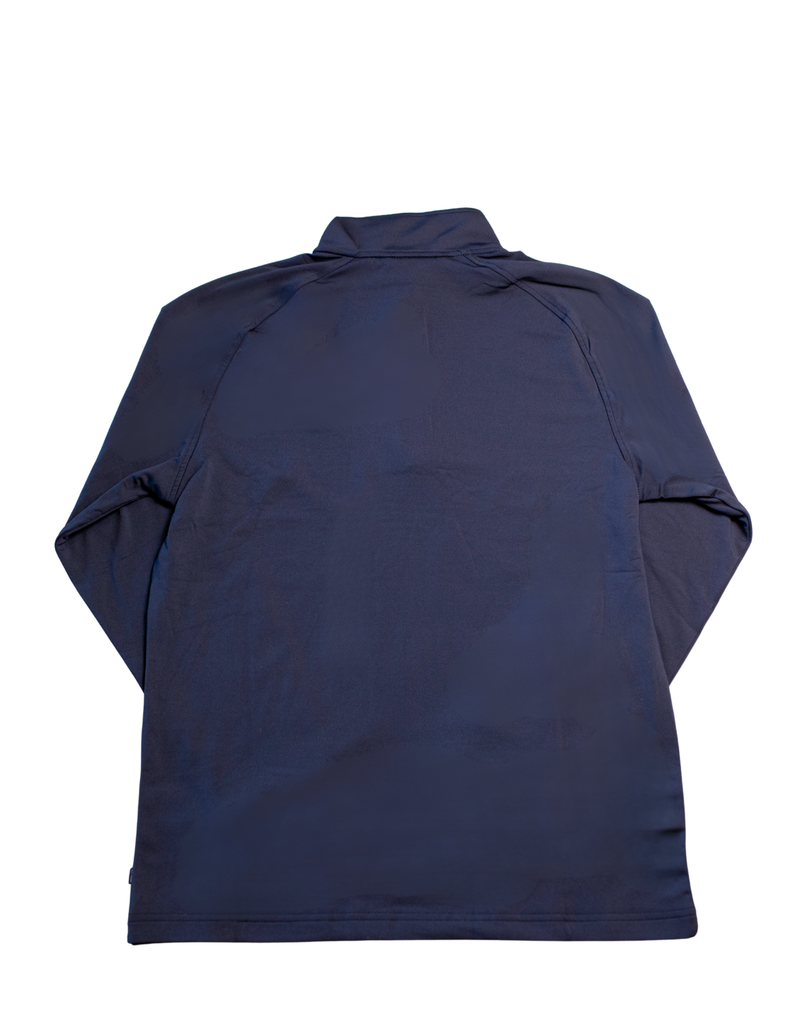 Cutter & Buck Auburn Tigers Adapt Eco Knit Quarter Zip - Sailor Aubie Logo