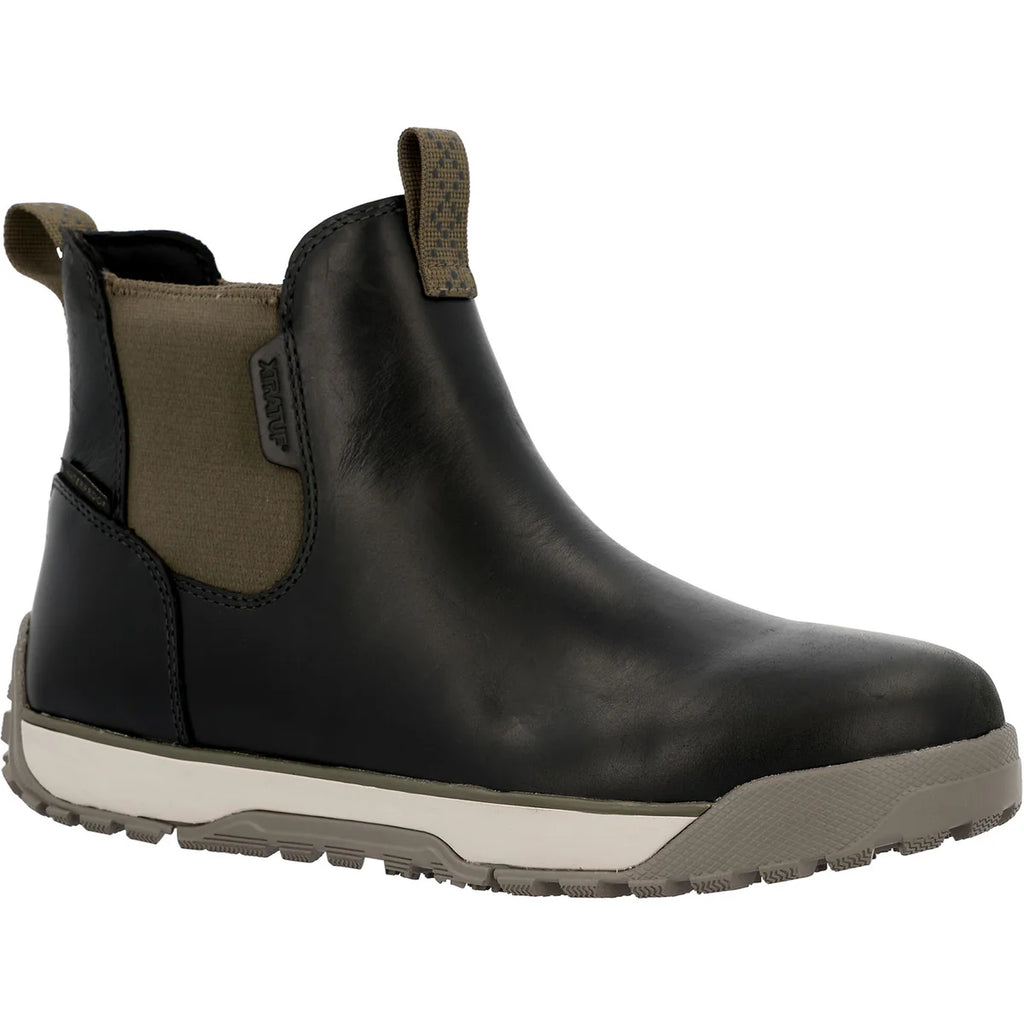 Men's Leather Ankle Deck Boots