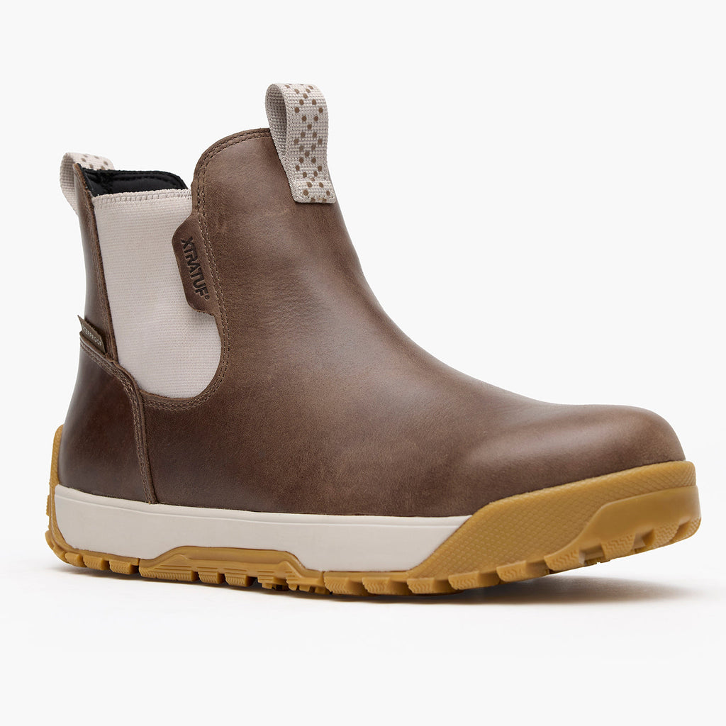 Women’s Leather Ankle Deck Boot