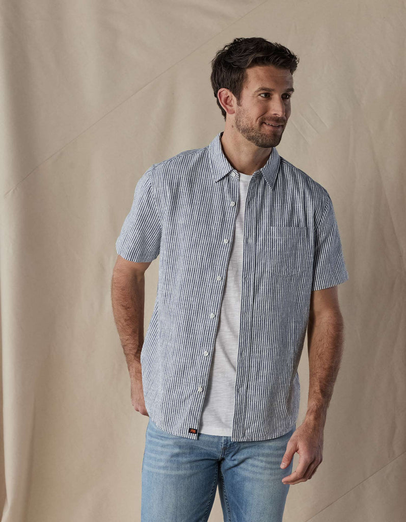 Lived-In Cotton Short Sleeve Button Up