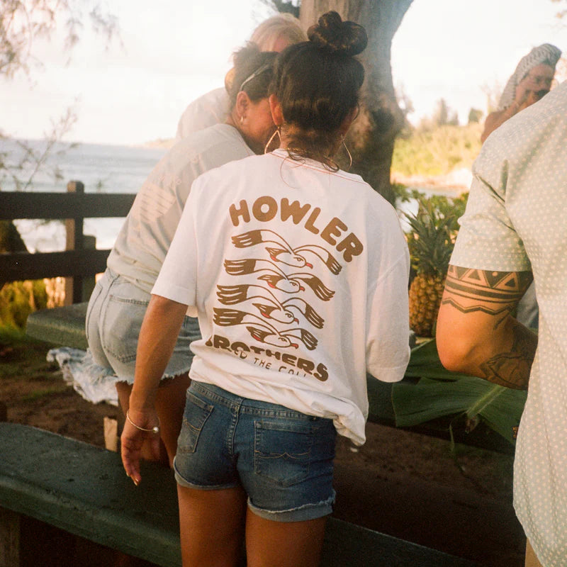 Flocka Seagulls Cotton T-Shirt