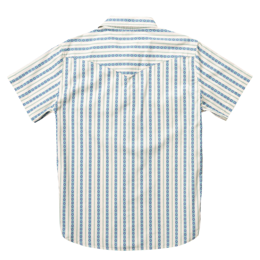 The Wyatt Pearl Snap Short Sleeve Serape Shirt