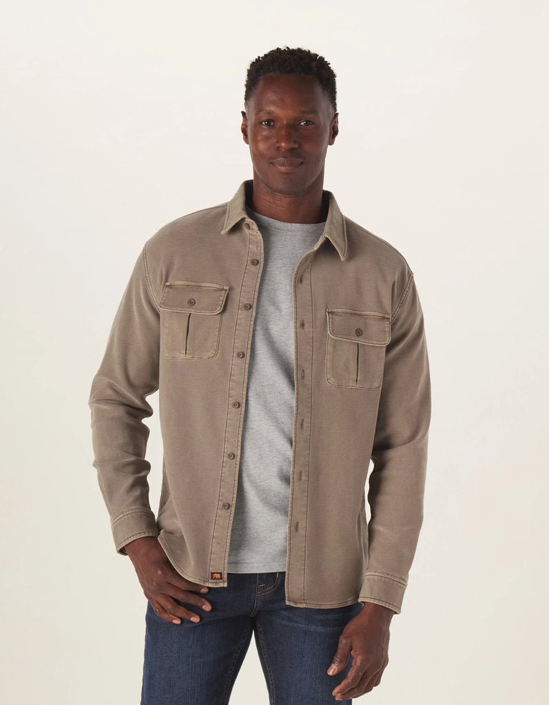 Comfort Terry Shirt Jacket