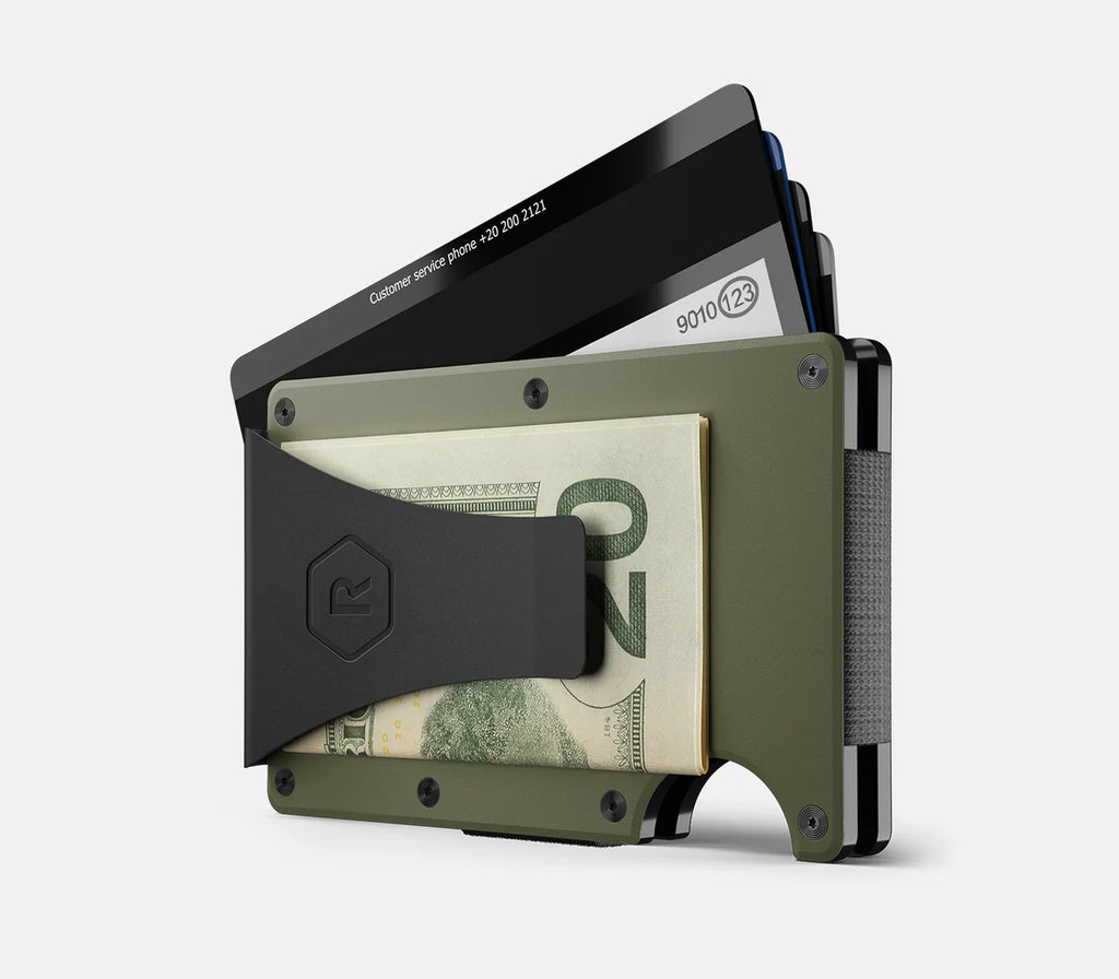 Aluminum Ridge Wallet- Money Clip