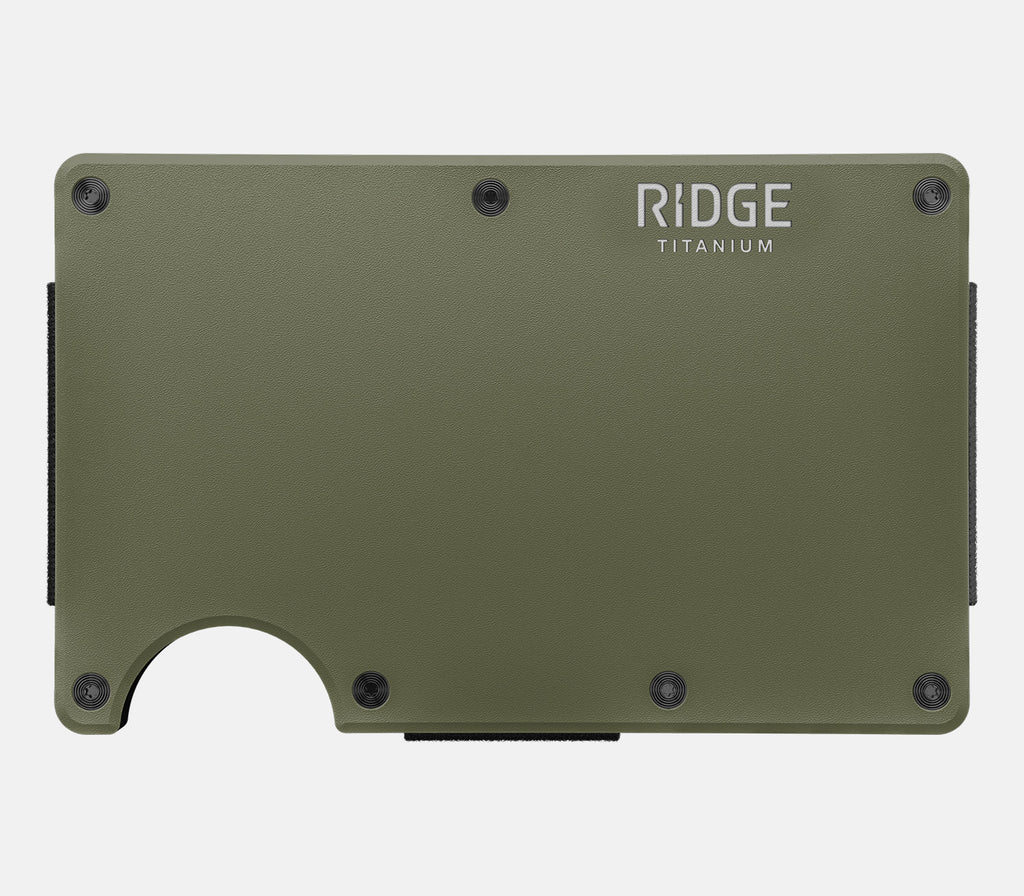 Titanium Ridge Wallet- Money Clip