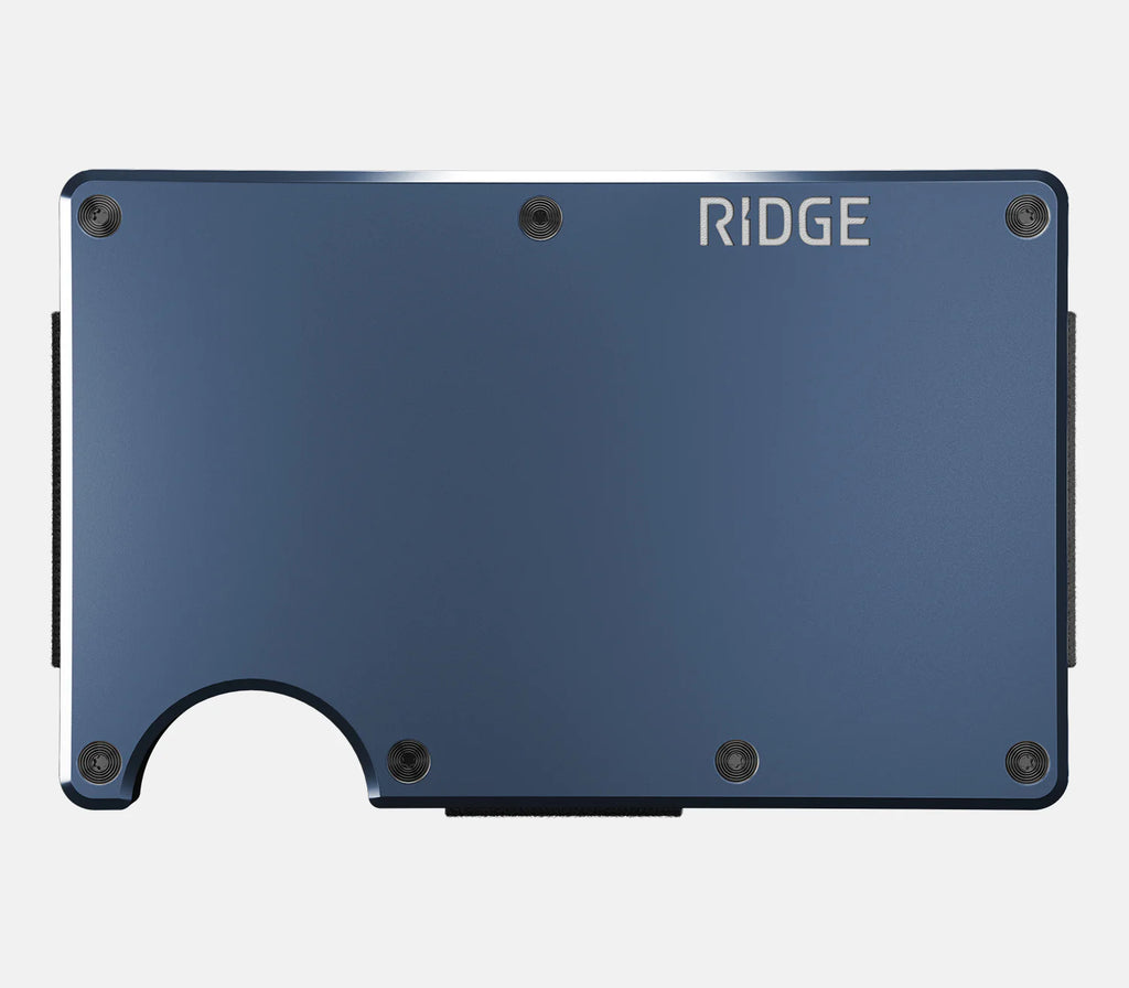 Aluminum Ridge Wallet- Money Clip