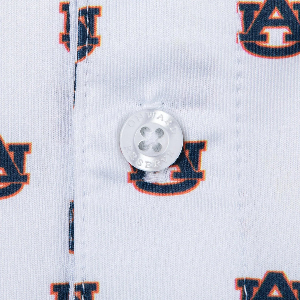 Auburn Printed Performance Polo