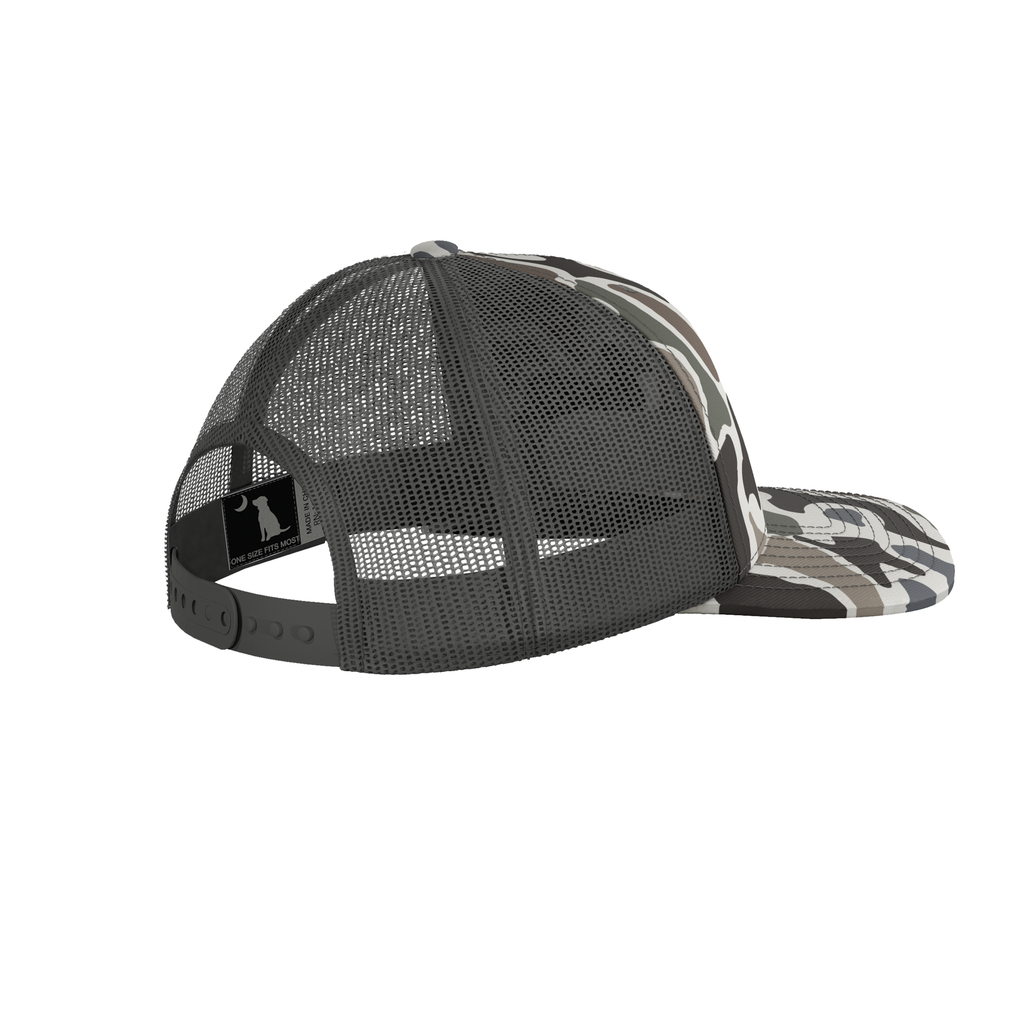 Topo Leather Trucker Hat