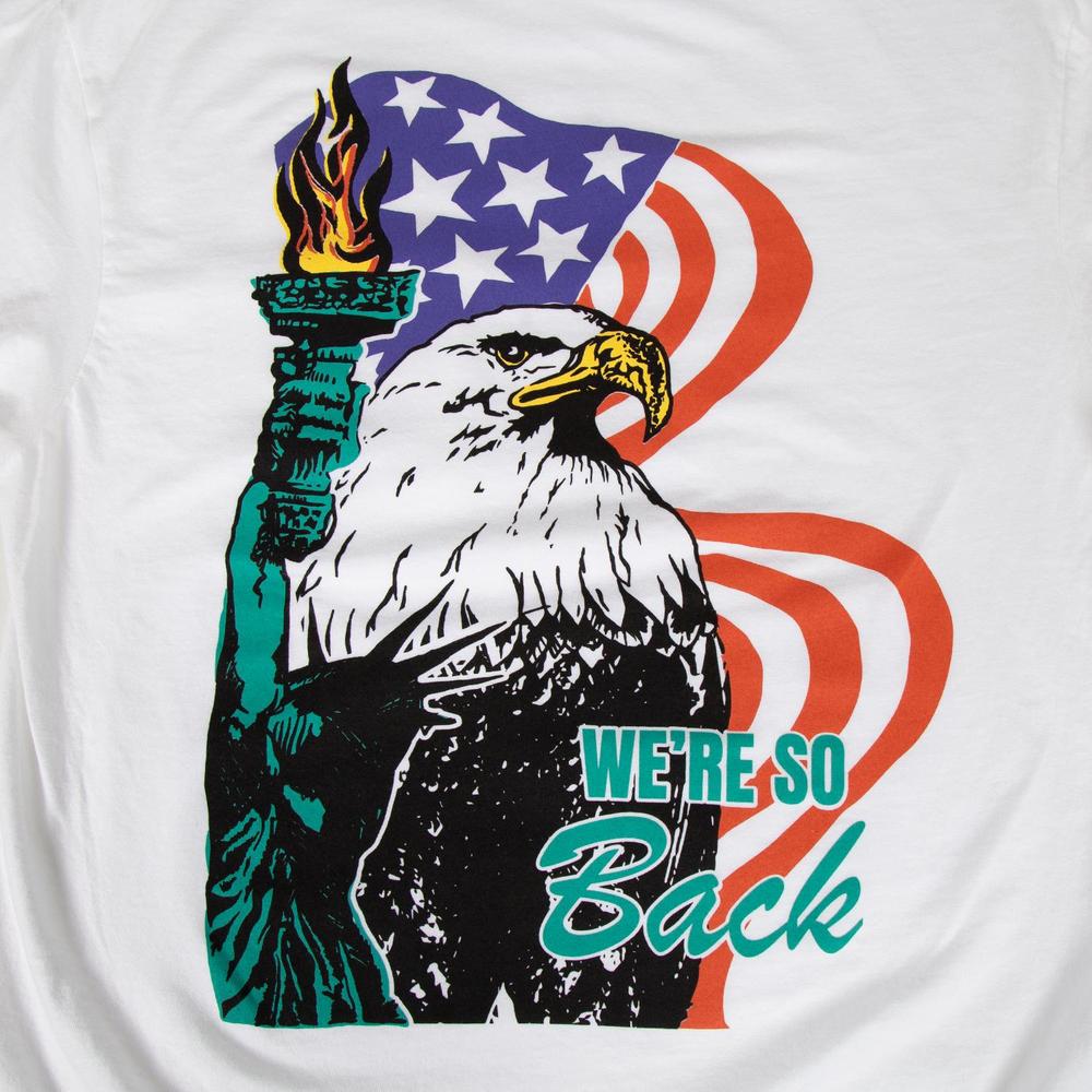 We're Back Eagle Pocket Tee