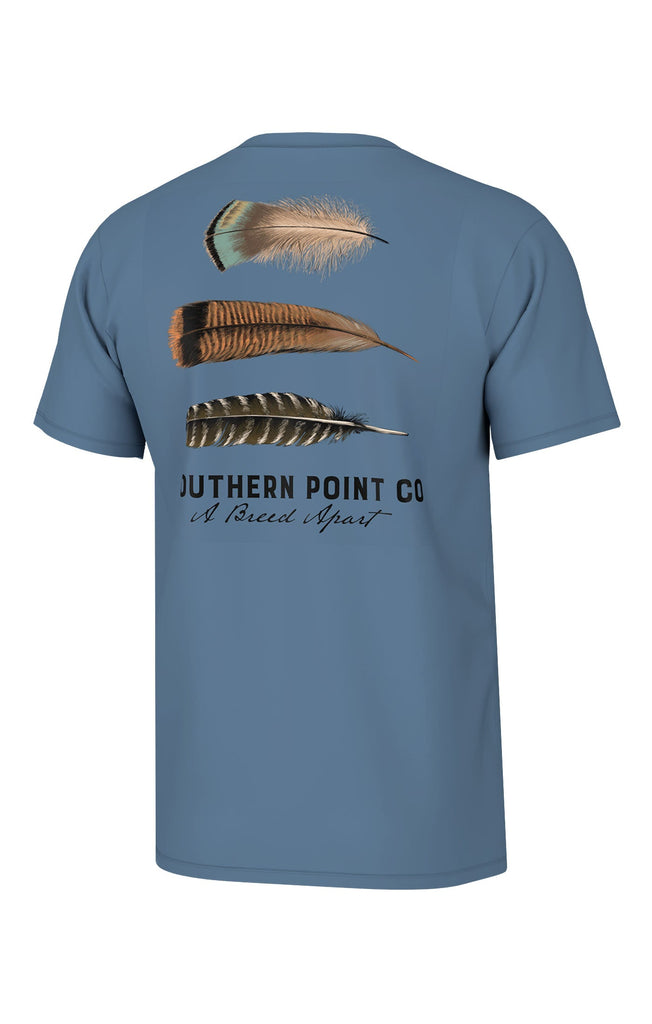 Turkey Feather Trio Short Sleeve Tee