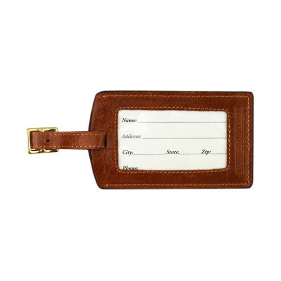 Auburn Needlepoint Luggage Tag