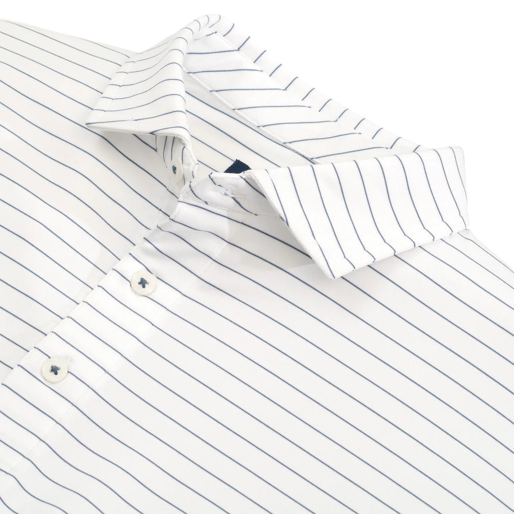 Knox Stripe Performance Polo