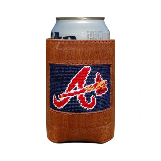 Atlanta Braves- Needlepoint Can Cooler