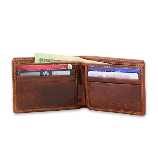 Auburn- Needlepoint Bi-Fold Wallet