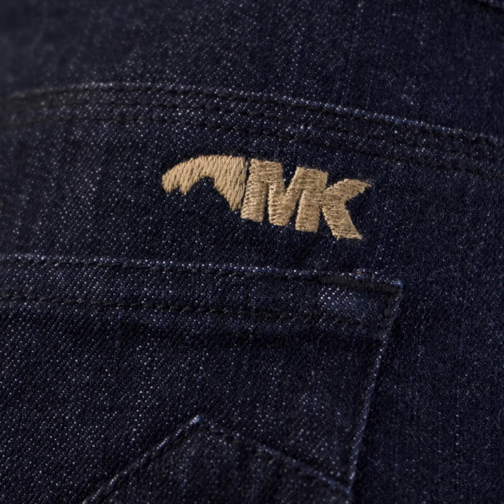 Miter Denim Jean- Dark Wash