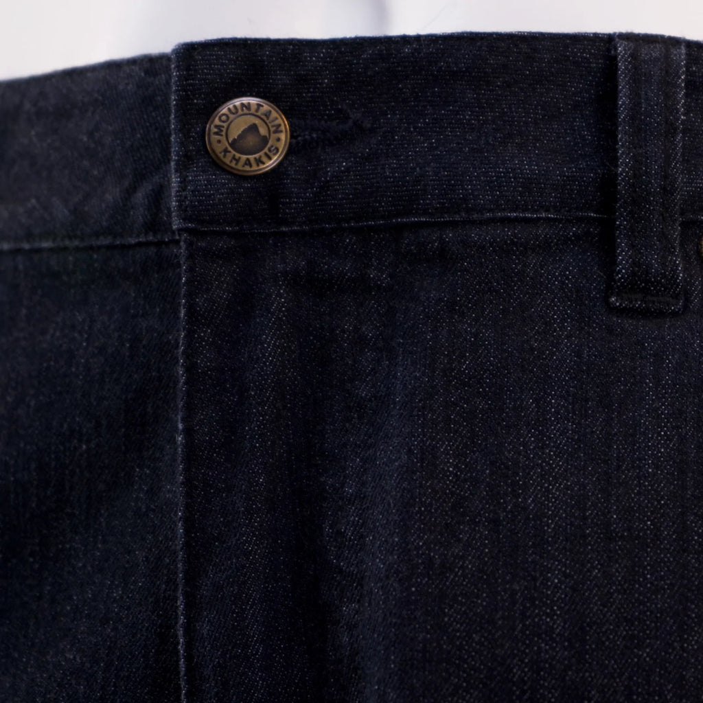 Miter Denim Jean- Dark Wash