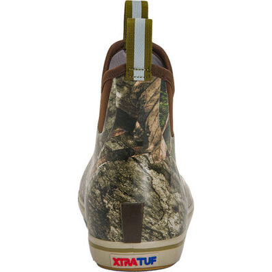 Men's Ankle Deck Boot- Mossy Oak Country DNA