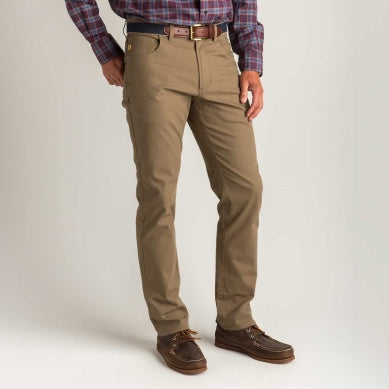 Pinpoint Canvas 5-Pocket Pants- Field Green