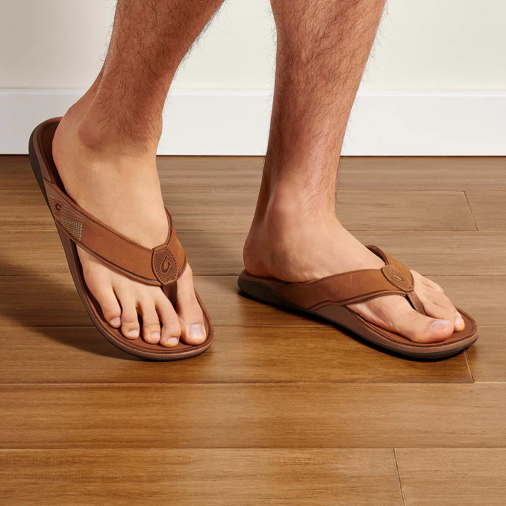 Tuahine Men's Leather Beach Sandals